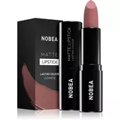 NOBEA Day-to-Day Matte Lipstick matirajoča šminka odtenek Cashmere #M19 3 g