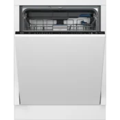 Beko Ugradna maišna za pranje sudova BDIN38551P, 40 dBA, Bela