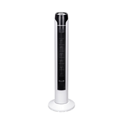 Aigostar - Stolpni ventilator 50W/230V črna/bela + Daljinski upravljalnik