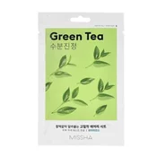 MISSHA Airy Fit Sheet Mask Green Tea maska za obraz suha koža 19 g unisex