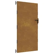 Vidaxl Vrtna vrata 85x200 cm kortensko jeklo