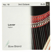 Struna za keltsko harfo Lever 3. oktava B Nylon No.18 Bow Brand