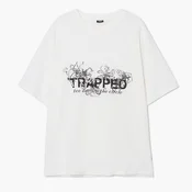 Cropp - Bela majica s printom - white