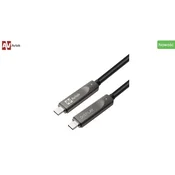 slomart Avtek Kabel USB-C na USB-C Fiber 5m - Aktivni