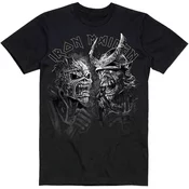 Iron Maiden Majica Senjutsu Large Grayscale Heads Unisex Black XL