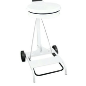 VOZIČEK ZA ODPADKE 1X110L, S PEDALOM bel pokrov