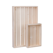 AtmoWood Lesena zaboja - komplet 2 (56 x 36 x 6 cm + 32 x 22 x 6 cm)