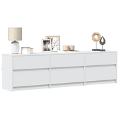 TV ormaric LED bijeli 180 x 34 x 50 cm od konstruiranog drva