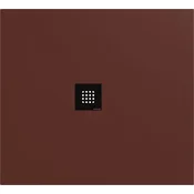 POLYSAN FLEXIA Prilagodljiva Tuš Kad iz Litega Marmorja 110x100cm, Rjavo Mat