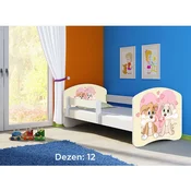 Deciji krevet ACMA II 160x80 + dusek 6 cm WHITE12