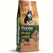 Monge Bwild Low Grain Free Adult Dog Food, Salmon & Pea, 12kg