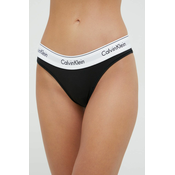 Tangice Calvin Klein Underwear črna barva