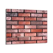 shumee Steklena zaščitna plošča za peč 60x52 Brick