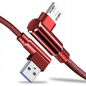 shumee Koanni kb18_RED Micro USB kabel za hitro polnjenje, kot 90°