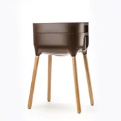 Plastia notranji cvetlični lonec Tall growing container EU, rjav