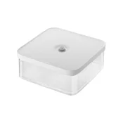 Square food container, plastic, 21.4 x 21.4 x 7.6 cm, 1.6L, Cube - Z