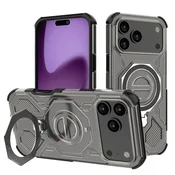Hibridna maska Carbon Shield Pro za iPhone 17 Pro Max - smoke black