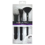Set Cetkica za Šminkanje MODA PRO | Rumenilo i Bronzer | Hajlajter | Kozmo Shop Online