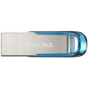 USB stick Sandisk Ultra Flair, USB 3.0, 128GB, Blue SDCZ73-128G-G46B