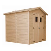 Timbela Lesena vrtna hiša - H228x222x233 cm/4,08 m2 - Vrtna lopa s podi - TIMBELA M351+M351G, (21956350)