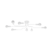 Sollux SL.1444 - plafonski luster VECTOR 8xE27/15W/230V, bela