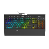 HAMA URAGE Exodus 900 Mechanical gaming tipkovnica, rjava stikala, črna, QWERTZ DE