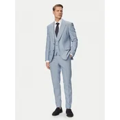 HUGO Obleka Henry 50559672 Modra Slim Fit