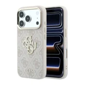 Maska Guess 4G & Big Resin Logo za iPhone 17 Pro Max/ 18 Pro Max roza