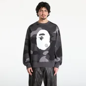 Mikina A BATHING APE Mega Color Camo Big Ape Head Crewneck Sweatshirt UNISEX Black XL