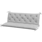 Homestar Blazina za klop 150x98x8 cm siva