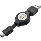 Vlečni polnilni kabel USB / Mini USB