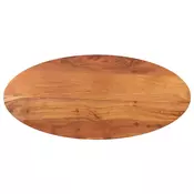 Stolna ploca 100x50x2,5 cm ovalna od masivnog drva bagrema