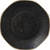 FORTESSA plitev krožnik, dvignjen rob, o: 220 mm, črn (4 kos)