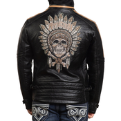 Moška jakna AFFLICTION - APACHE - BLACK - 110OW417-BK