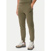 EA7 Emporio Armani Spodnji del trenirke 8NPP66 PJVRZ U7014 Khaki Regular Fit