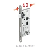 Vdolbna ključavnica za lesena vrata ACT - 60 mm, korak 72 mm, WC ključ, AC-T mat nikelj