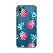 Ovitek Print za Huawei Y5 2019/Honor 8s 2019/Honor 8s 2020 My Print Cover, Skin Pink Pineapples, roza in prozorna