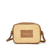 REPLAY Replay camera style torbica od rafije