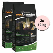 Alleva NEO BREEDER dog adult medium & maxi lamb 2 x 12 kg