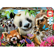 Puzzle Životinje Black Eyed Friends Selfie Educa 300 dijelova od 11 godina