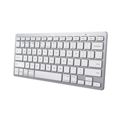 Tastatura TRUST Basics Bluetooth/US/sivo bela