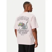 adidas T-shirt Snowball Graphic LG5064 Svijetlo roza Oversize