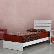 Hanah Home Ram za krevet Fuga 120, 125x100x205 cm, Beli