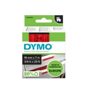 Dymo 45807 (S0720870) D1 crna na crvenoj 19mm x 7m, za naljepnice