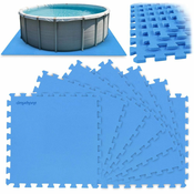 shumee Penasta podloga za bazen Puzzle 50 x 50 cm 8 kosov