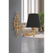 Opviq Zidna lampa Gloria, 15x10x13cm, IP20, Crno-zlatna boje