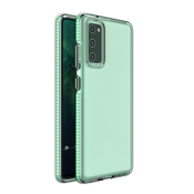Futrola Spring clear TPU za Samsung Galaxy A02s - Zelena KP10506