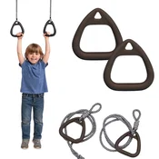 Monkey Gym Gimnastična obroči otroški - Črna, (5000081550)