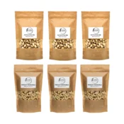 Komplet - 3x soljene pistacije 500g + 3x indijski oreščki 500g