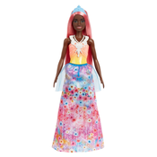 Mattel Barbie Čarobna princeza s ružičastom kosom i plavom krunom HGR13